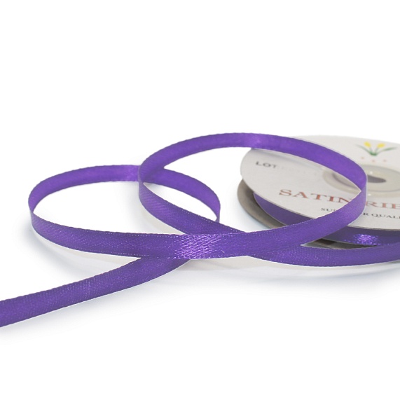 Лента атласная 6 мм  30 ярд Н сиреневый 171 – №1