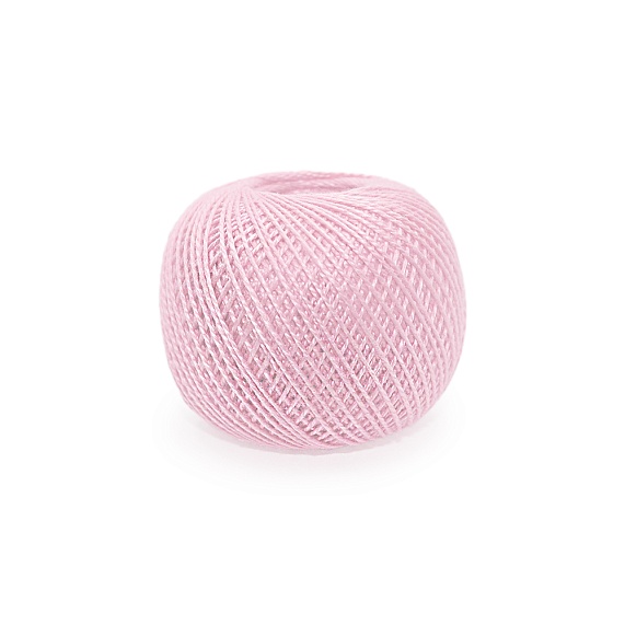 Нитки для рукоделия  Ирис  100% хлопок  150 м  ПНК им. Кирова розовый 1002 – №1
