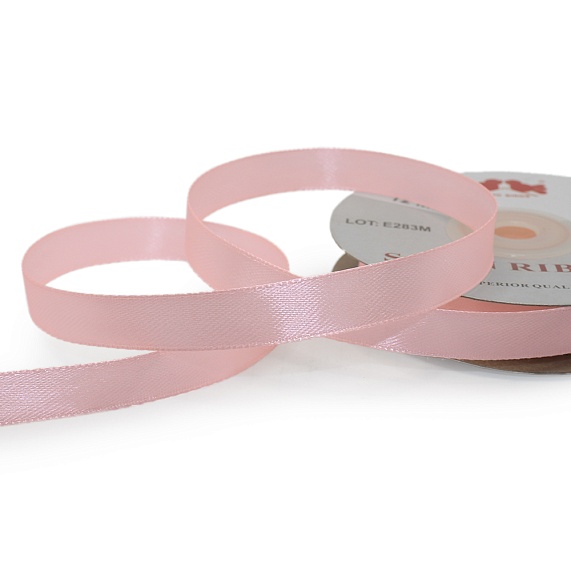 Лента атласная 12 мм  30 ярд Н розовый 070 – №1