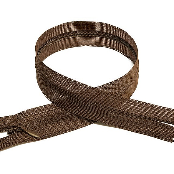 Молния потайная 50 см Т3, А коричневый 300 – №1
