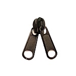 Бегунок Т8 галантерейный 2 пуллера для спиральных молний А черный – №3