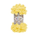 Пряжа Ализе Puffy  для вязания 100% микрополиэстер 100 гр 9,5 м  М розовый 185 – №4