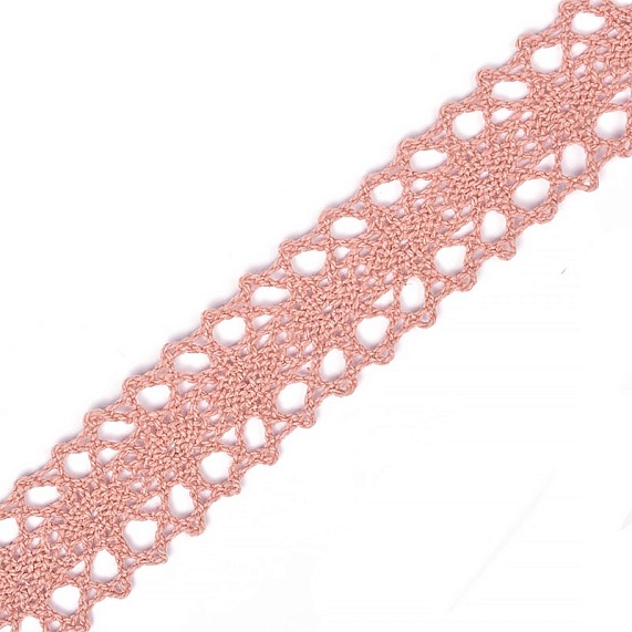 Тесьма вязаная  20 мм 10 м арт.TBY-6307 М розовый 32 – №1