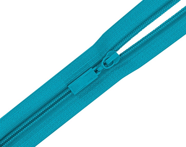 Молния спиральная 65 см Т5 разъемная  Лидер бирюзовый 549 – №1