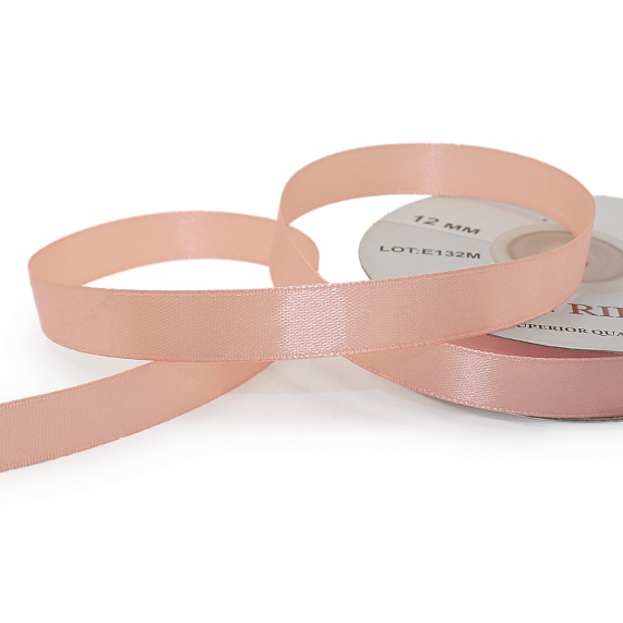 Лента атласная 12 мм  30 ярд Н розовый 034 – №1