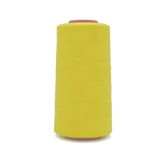 Нитки полиэстер 40/2 4000 ярд   СН желтый 1384 – №1