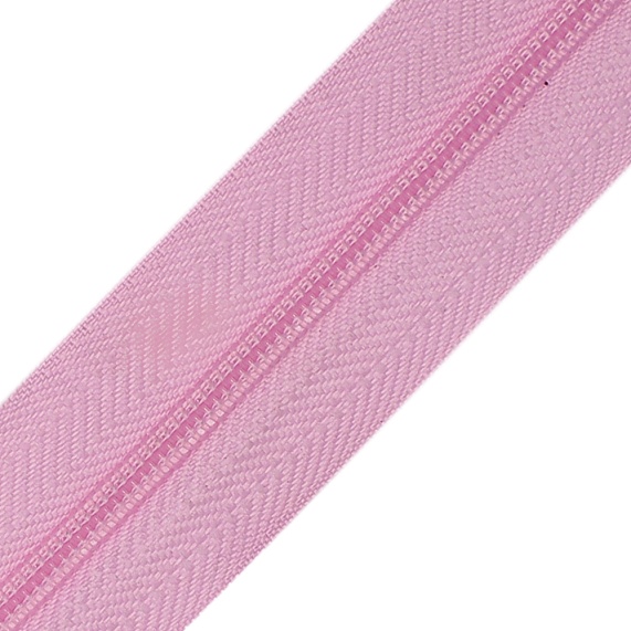 Молния спиральная 20 см Т4 неразъемная  А розовый 134 – №1