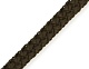 Шнур круглый   d=8 мм  6,5 г/м п/п 100 м  ШП коричневый – №2