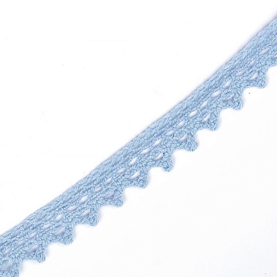 Тесьма вязаная  10 мм 10 м арт.TBY-5036 М голубой 23 – №1