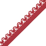 Резинка декоративная   15 мм арт.М005 Турция красный tpx 18-1763