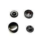 Кнопка Альфа d=15 мм металл   720 шт NS оксид – №4