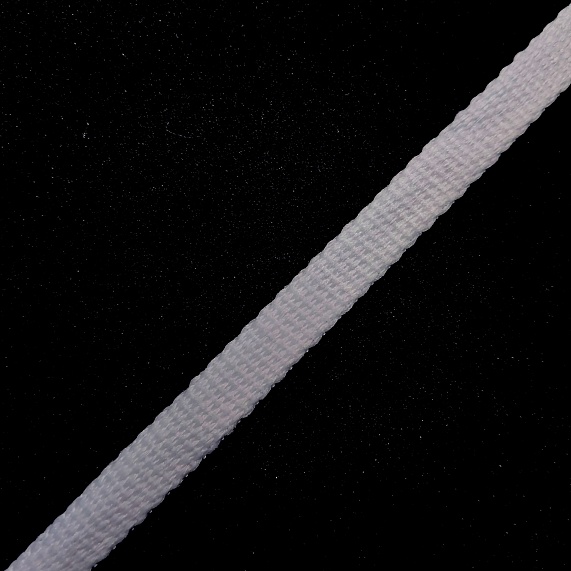 Шнур плоский   d=10 мм  2,82 г/м п/э 1000 м  ШП белый – №1