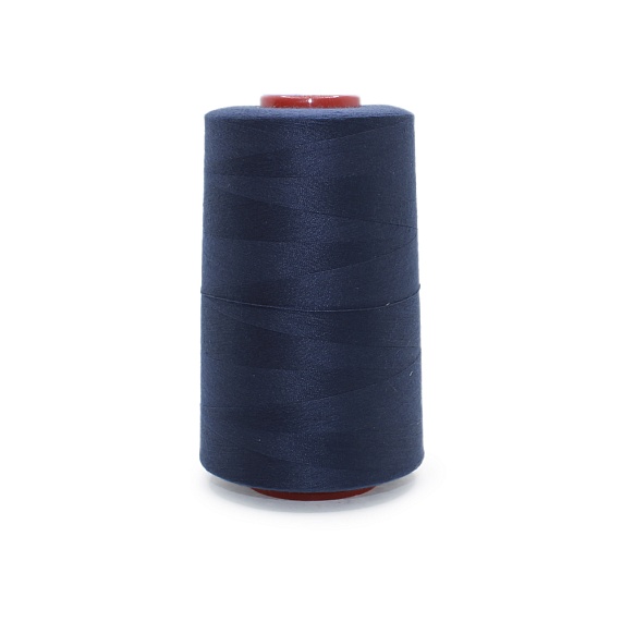 Нитки полиэстер 40/2 5000 ярд   Серебряная Нить синий темный 1320 – №1