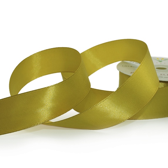 Лента атласная 25 мм  30 ярд Н желтый 021 – №1