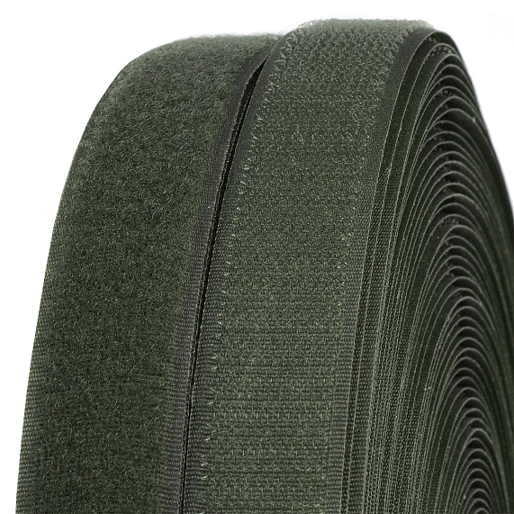 Лента контактная 25 мм компл. нейлон 25 м М хаки 327 – №1