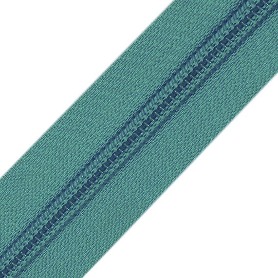 Молния рулонная  Т5 14 гр/м 200 м К/О морская волна 209 – №1