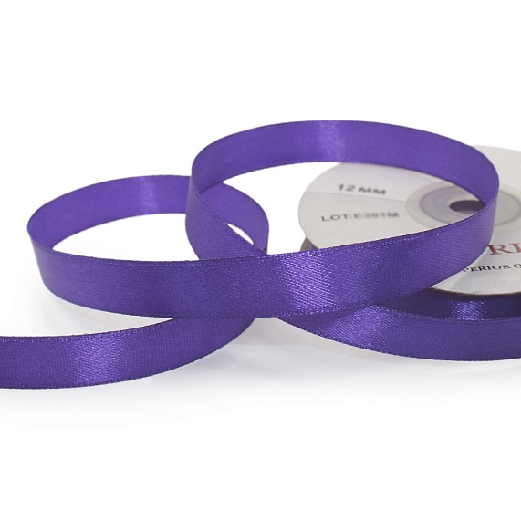 Лента атласная 12 мм  30 ярд Н сиреневый 171 – №1