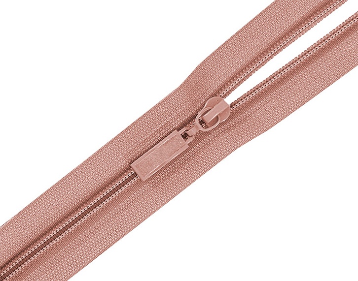 Молния спиральная 80 см Т5 разъемная  Лидер розовый 221 – №1