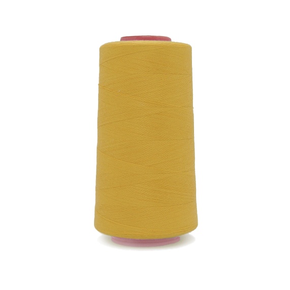 Нитки полиэстер 40/2 5000 ярд   mH желтый 1136 – №1