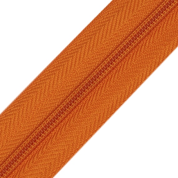 Молния спиральная 60 см Т5 разъемная  О оранжевый 523 – №1