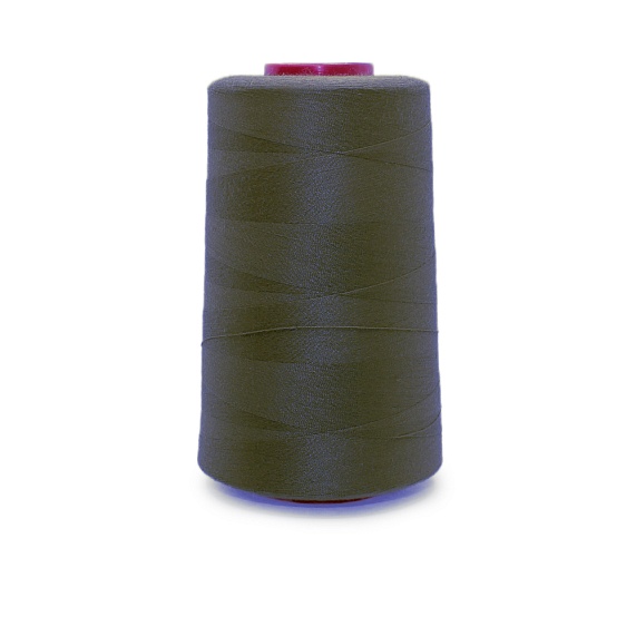 Нитки полиэстер 40/2 5000 ярд   Серебряная Нить хаки 1599 – №1