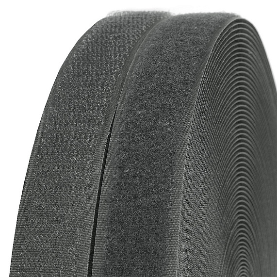 Лента контактная 25 мм компл. нейлон 25 м ПМ серый 099 – №1