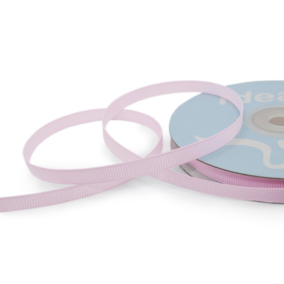 Лента репсовая  6 мм  IDEAL 27,4 м  М розовый 133 – №1