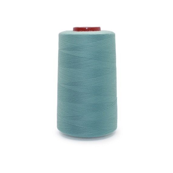 Нитки полиэстер 40/2 5000 ярд   Серебряная Нить морская волна 1234 – №1