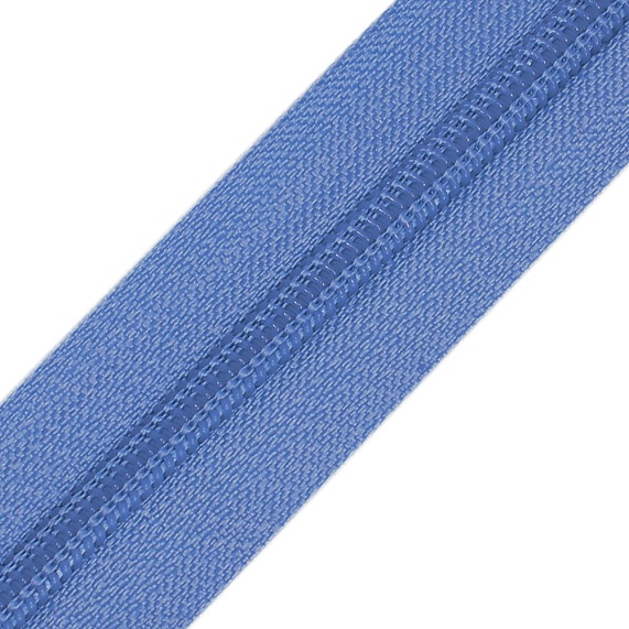 Молния спиральная 60 см Т5 разъемная  А голубой 331 – №1