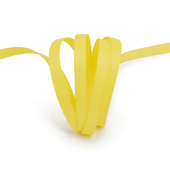 Лента репсовая  6 мм  IDEAL 27,4 м  М желтый 640 – №1