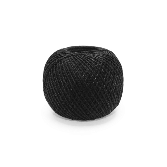 Нитки для рукоделия  Ирис  100% хлопок  150 м  ПНК им. Кирова черный – №1