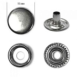 Кнопка кольцо (без усиков) d=15 мм металл   720 шт арт.№61 Стронг оксид – №3