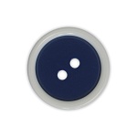 Пуговица пластиковая 18 мм 2 прокола  с белым ободком   б/мб мятный tpx 13-5313 – №7