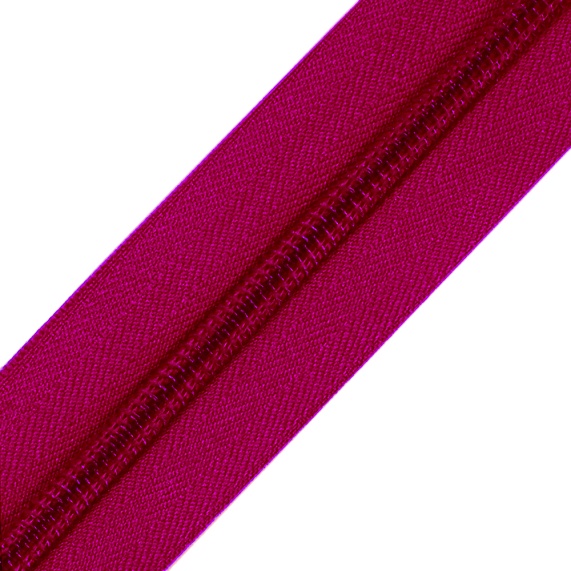 Молния спиральная 70 см Т5 разъемная  СН малиновый 516 – №1