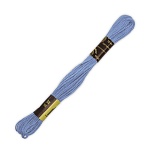 Нитки для рукоделия  Мулине  100% хлопок  10 м 12 шт ПНК им. Кирова синий 8102 – №35