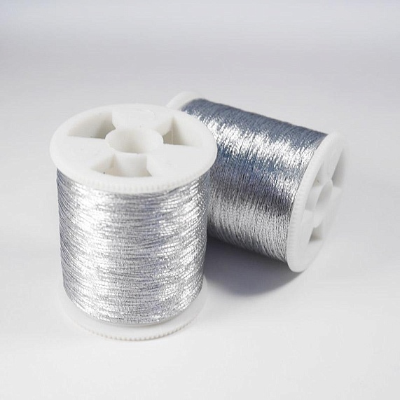 Нитки люрекс 100 м ДС серебро – №1