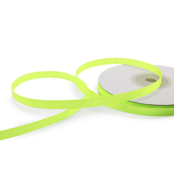 Лента атласная 6 мм  30 ярд Н салатовый 100 – №1