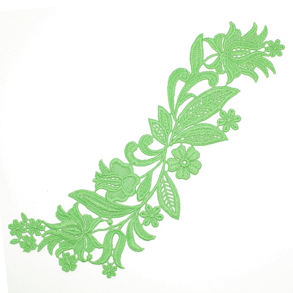 Вставка гипюр   10014 зеленый – №1