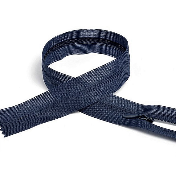 Молния потайная 50 см Т3, А синий темный 330 – №1