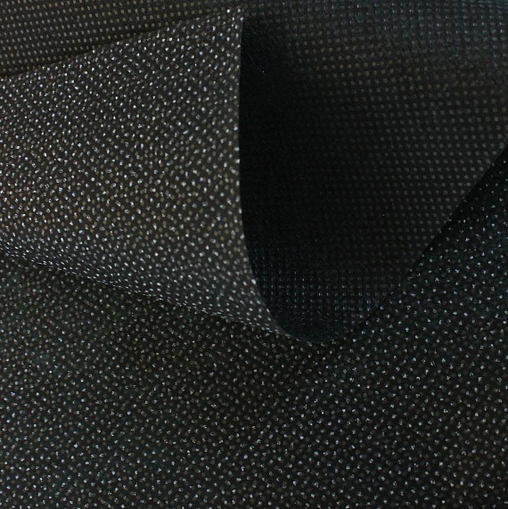 Флизелин клеевой точечный 35 гр/м 90 см А черный – №1