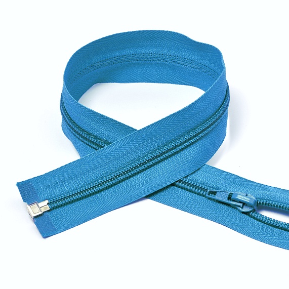 Молния спиральная 75 см Т5 разъемная  К/О бирюзовый 274 – №1