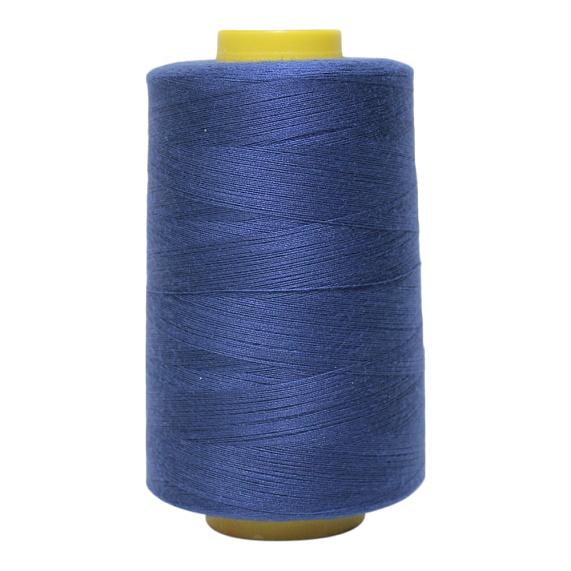 Нитки полиэстер 50/2 5000 ярд   Лидер синий 606 – №1