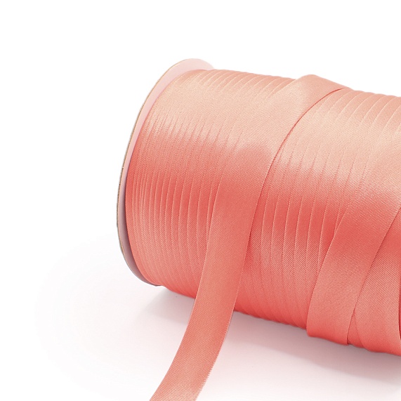 Косая бейка атласная  16 мм 132 м СН белый – №1