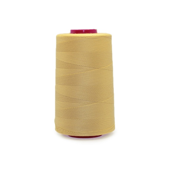 Нитки полиэстер 40/2 4000 ярд   СН желтый светлый 1381 – №1