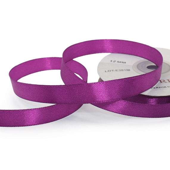 Лента атласная 12 мм  30 ярд Н сиреневый 168 – №1