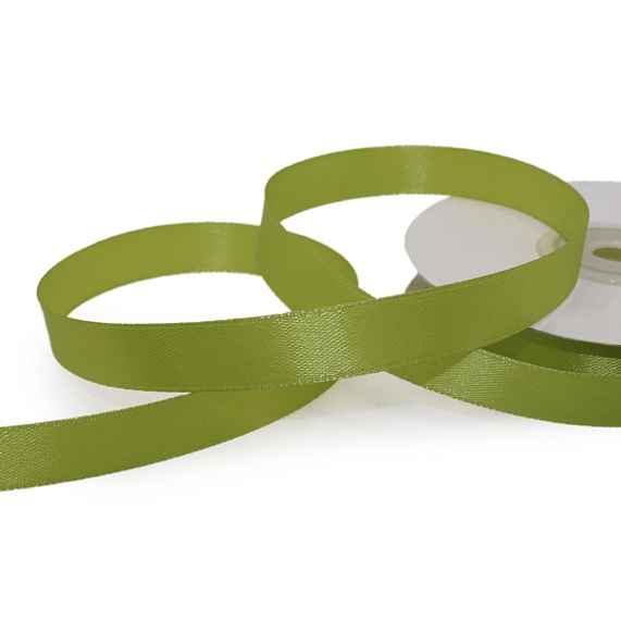 Лента атласная 12 мм  30 ярд Н оливковый 135 – №1