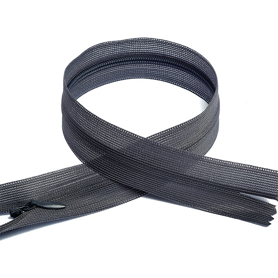 Молния потайная 50 см Т3, А серый темный 312 – №1