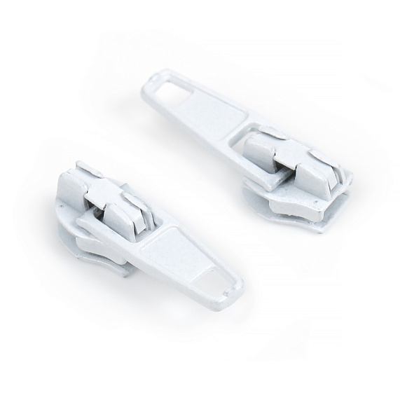 Бегунок Т3 автомат для спиральных молний М белый – №1