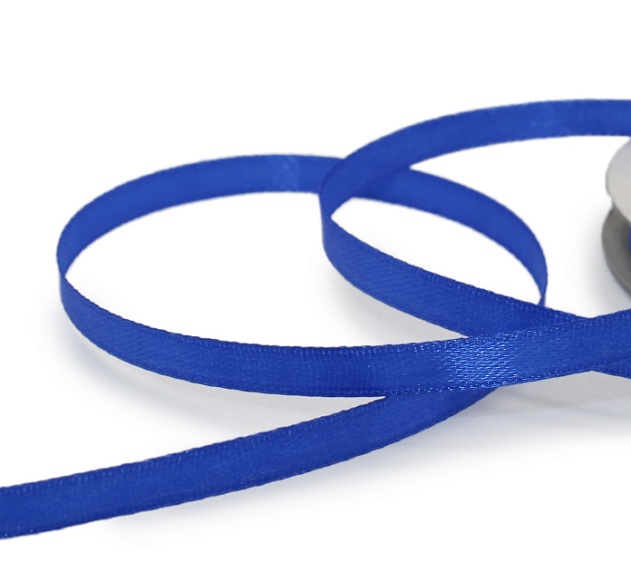 Лента атласная 3 мм  100 м Н васильковый 153 – №1