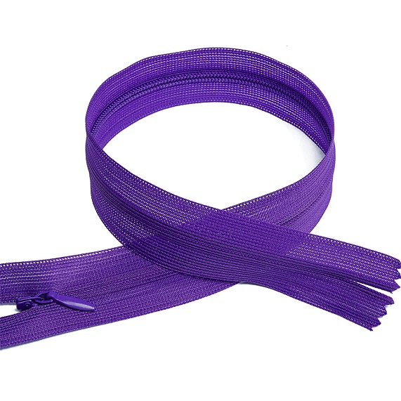 Молния потайная 50 см Т3, А фиолетовый темный 170 – №1